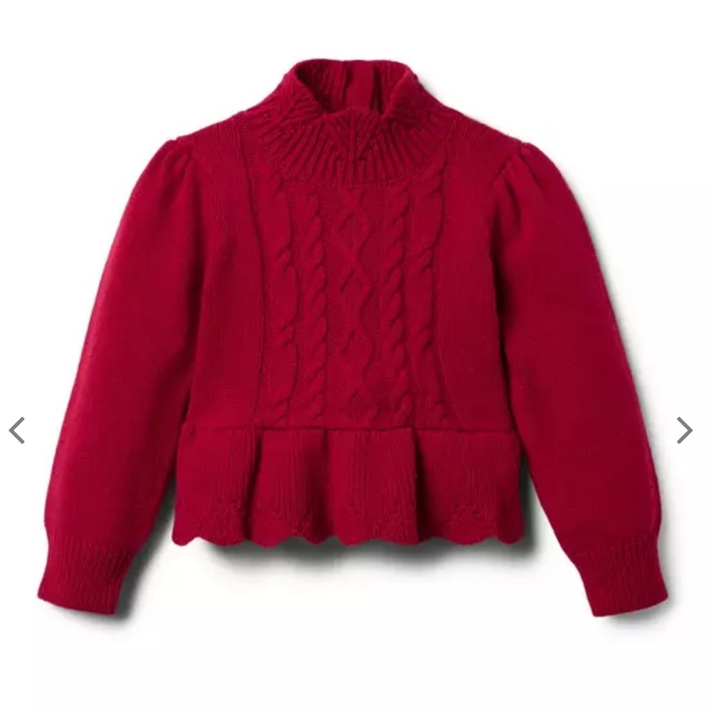 Janie and Jack Red Holiday Sweater